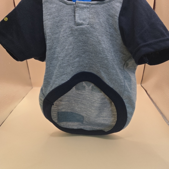 Pets First Wolverines Dog Hoodie - Gray and Blue - Picture 4 of 7